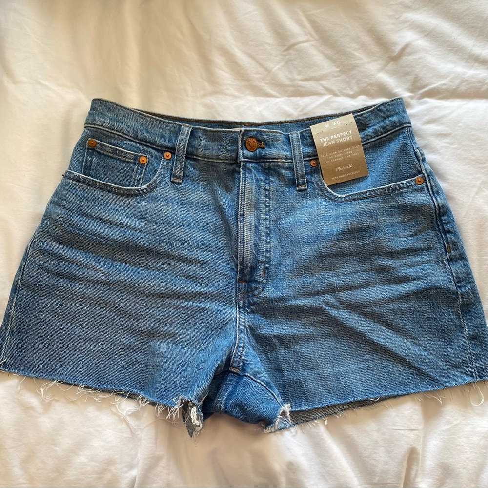 Madewell the perfect jean shorts